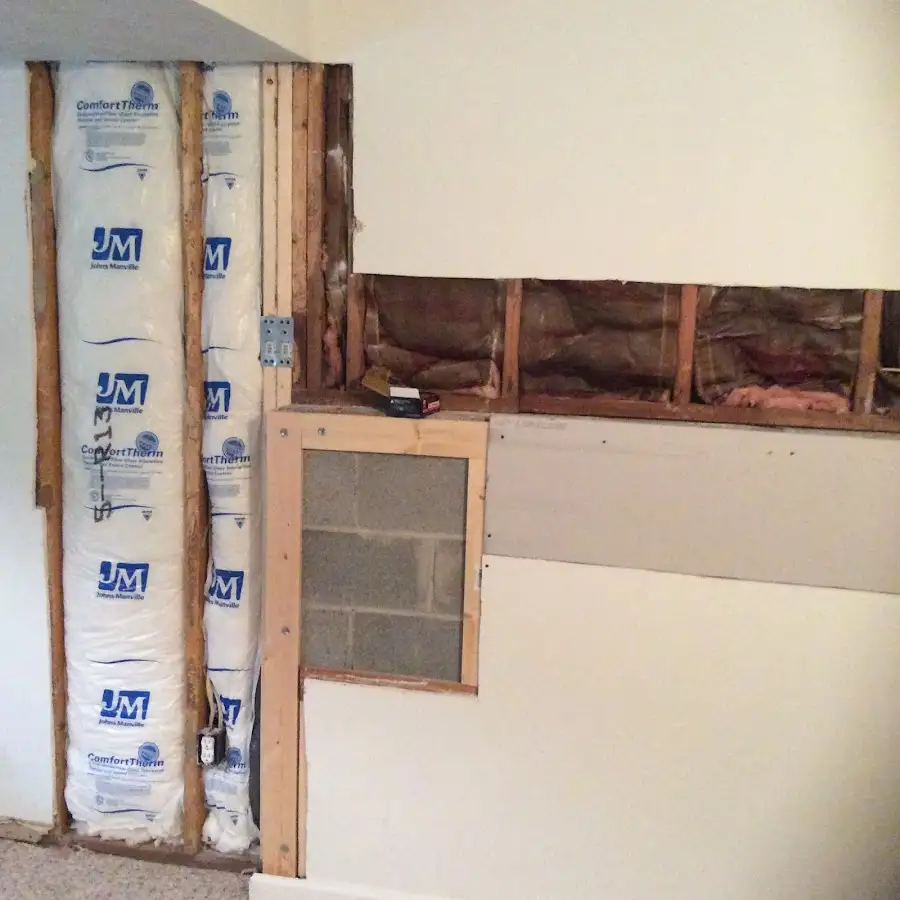 Wall insulation replacement during Odor Removal & Deodorization in Damascus